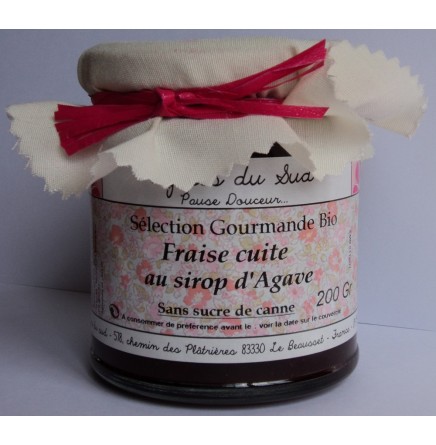 confiture fraise agave