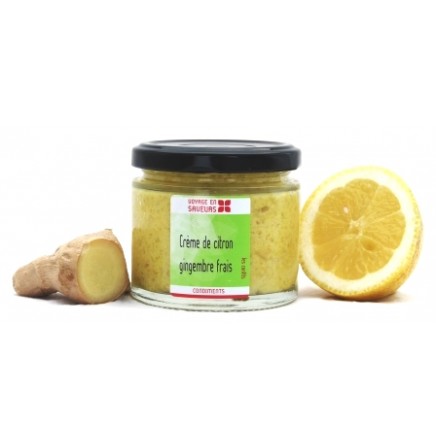 Crème de citron et gingembre bio