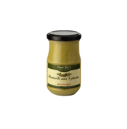 Moutarde aux 5 plantes bio